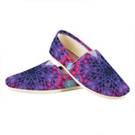 Purple And Blue Light Mandala Print Casual Shoes
