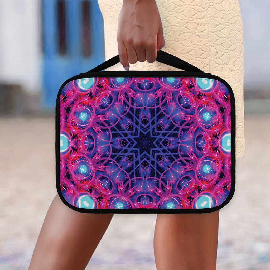 Purple And Blue Light Mandala Print Classic Bible Case