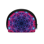 Purple And Blue Light Mandala Print Coin Purse