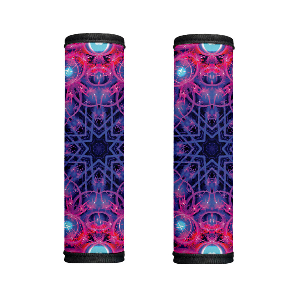 Purple And Blue Light Mandala Print Handle Covers