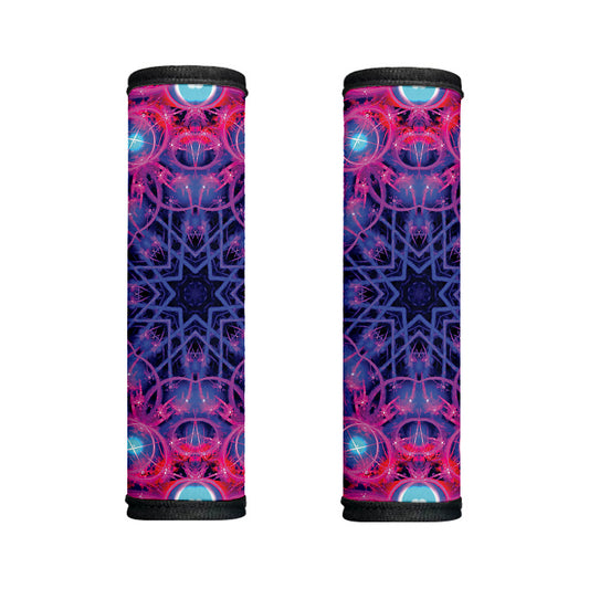 Purple And Blue Light Mandala Print Handle Covers