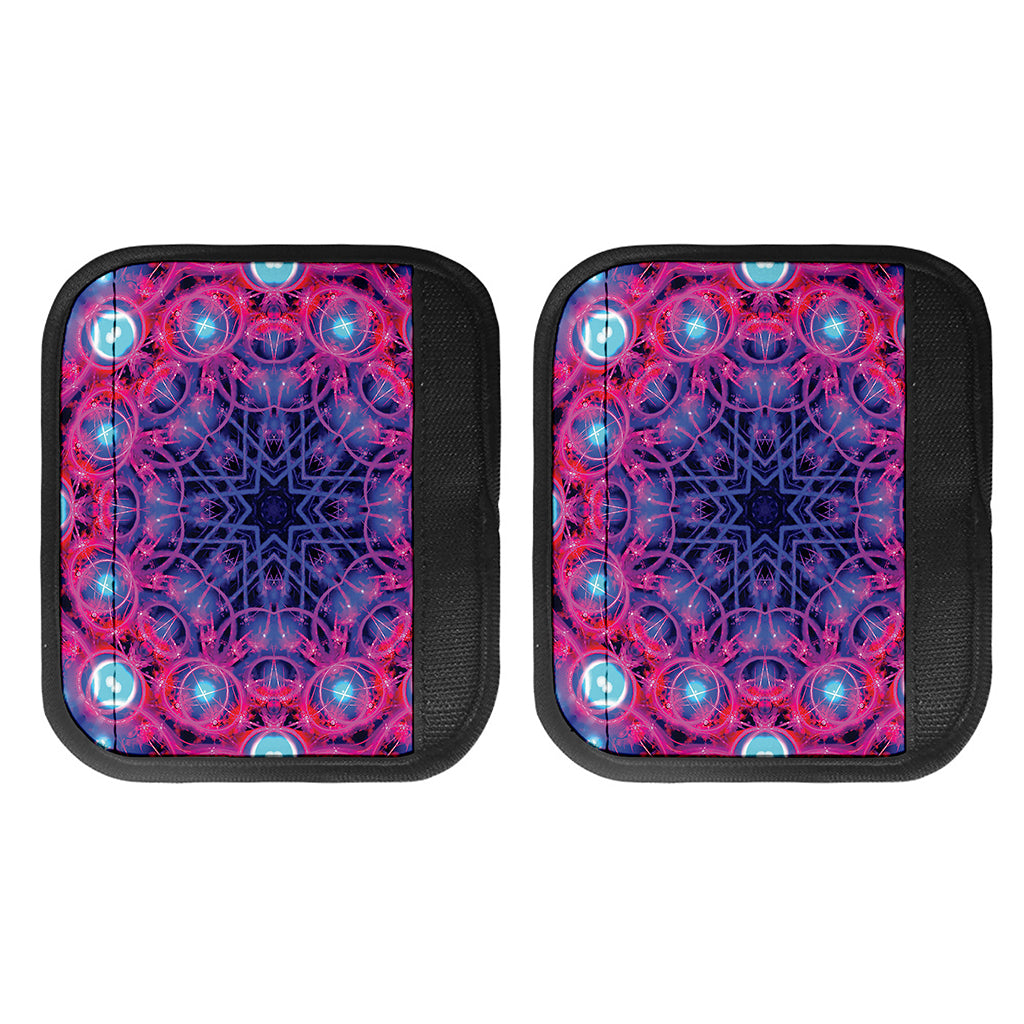 Purple And Blue Light Mandala Print Handle Covers