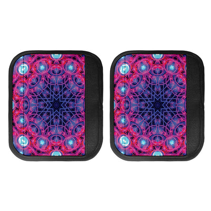 Purple And Blue Light Mandala Print Handle Covers