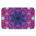 Purple And Blue Light Mandala Print Indoor Door Mat