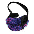 Purple And Blue Light Mandala Print Pet Sling Carrier