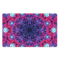 Purple And Blue Light Mandala Print Polyester Doormat