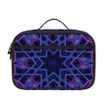 Purple And Blue Light Mandala Print Portable Lunch Bag