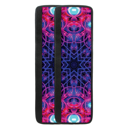 Purple And Blue Light Mandala Print Refrigerator Handle Covers