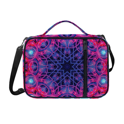 Purple And Blue Light Mandala Print Shoulder Strap Bible Bag