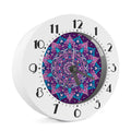 Purple And Blue Mandala Print Alarm Clock