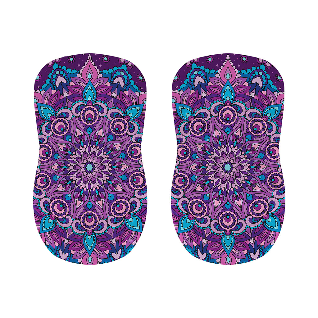 Purple And Blue Mandala Print Bar Stool Covers