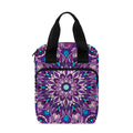 Purple And Blue Mandala Print Bible Tote Bag