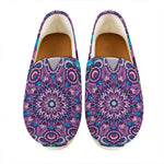 Purple And Blue Mandala Print Casual Shoes