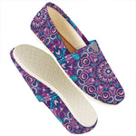 Purple And Blue Mandala Print Casual Shoes