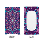 Purple And Blue Mandala Print Changing Pad Cover