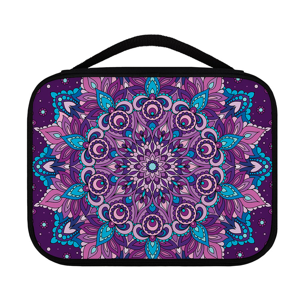 Purple And Blue Mandala Print Classic Bible Case