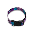 Purple And Blue Mandala Print Dog Collar