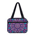 Purple And Blue Mandala Print Double Strap Bible Bag