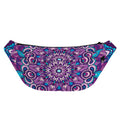 Purple And Blue Mandala Print Fanny Pack