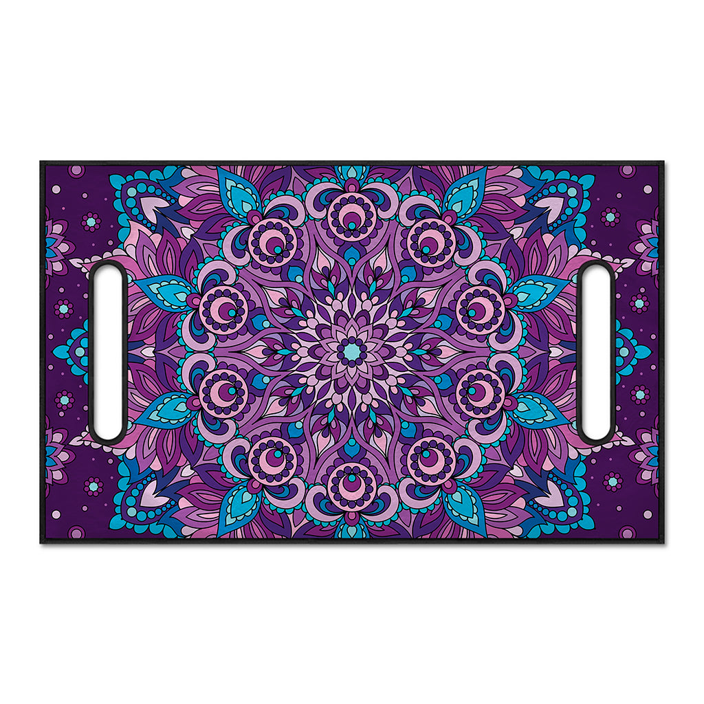 Purple And Blue Mandala Print Golf Cart Seat Cover