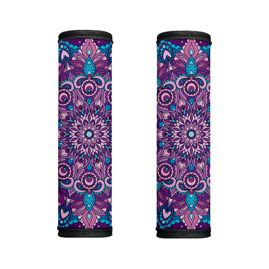 Purple And Blue Mandala Print Handle Covers