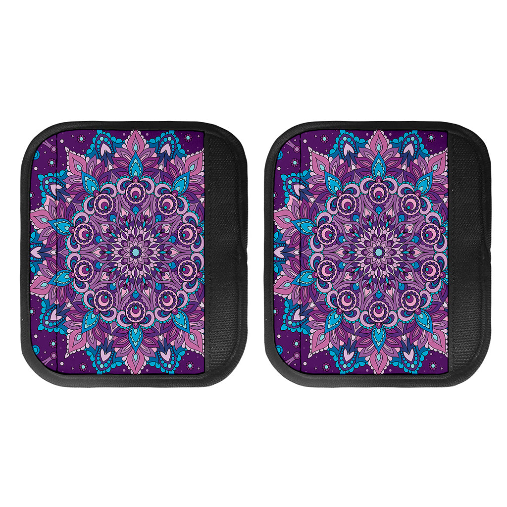 Purple And Blue Mandala Print Handle Covers