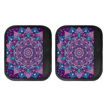 Purple And Blue Mandala Print Handle Covers