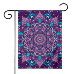 Purple And Blue Mandala Print House Flag