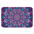Purple And Blue Mandala Print Indoor Door Mat