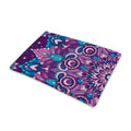Purple And Blue Mandala Print Pet Cooling Mat Cover