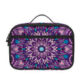 Purple And Blue Mandala Print Portable Lunch Bag
