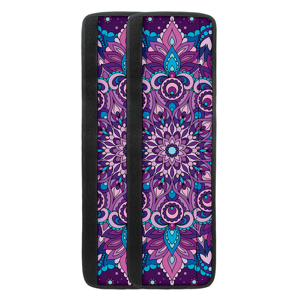 Purple And Blue Mandala Print Refrigerator Handle Covers