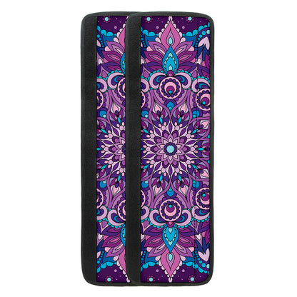 Purple And Blue Mandala Print Refrigerator Handle Covers