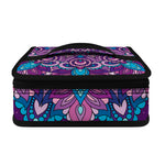 Purple And Blue Mandala Print Small Lunch Bag