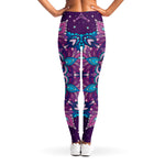 Purple And Blue Mandala Print Women's Leggings