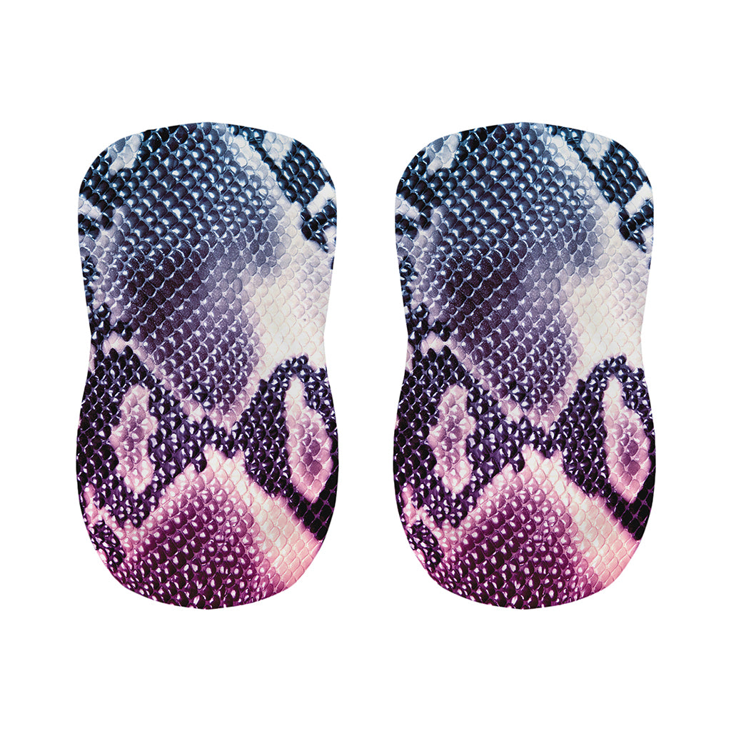 Purple And Blue Snakeskin Print Bar Stool Covers