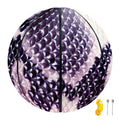 Purple And Blue Snakeskin Print Basketball
