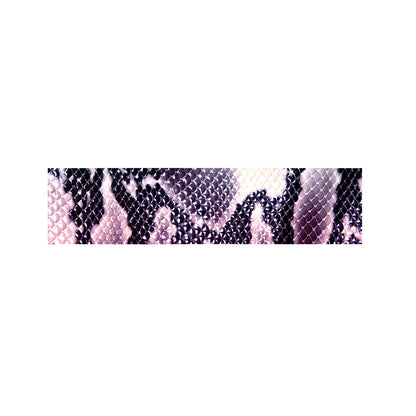 Purple And Blue Snakeskin Print Bed Runner
