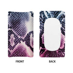 Purple And Blue Snakeskin Print Changing Pad Cover