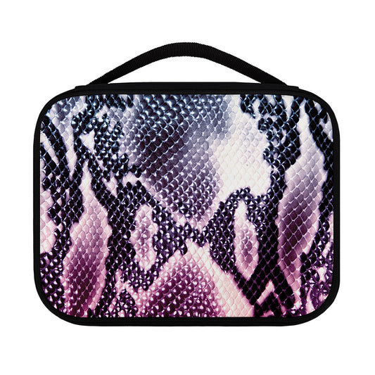 Purple And Blue Snakeskin Print Classic Bible Case