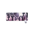 Purple And Blue Snakeskin Print Extended Mouse Pad