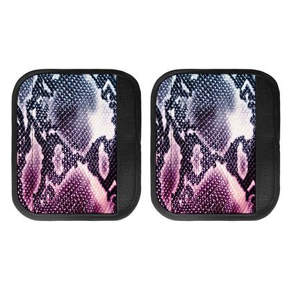 Purple And Blue Snakeskin Print Handle Covers