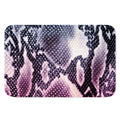 Purple And Blue Snakeskin Print Indoor Door Mat