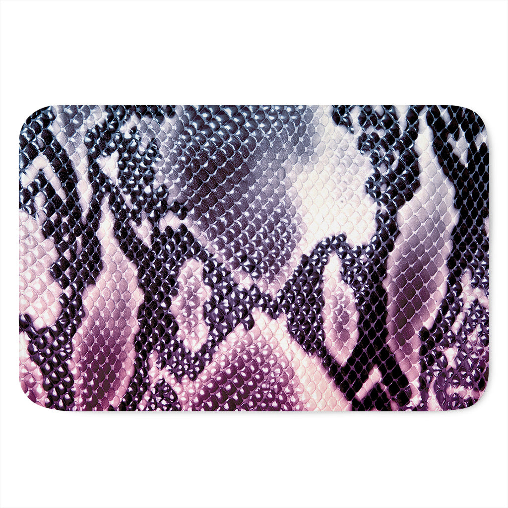 Purple And Blue Snakeskin Print Indoor Door Mat