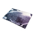 Purple And Blue Snakeskin Print Pet Cooling Mat Cover