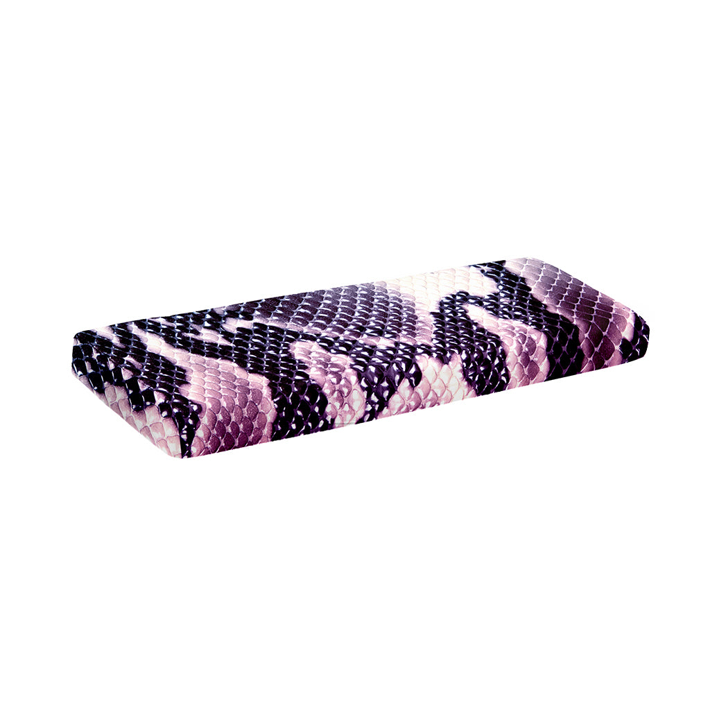 Purple And Blue Snakeskin Print Piano Keyboard Cover