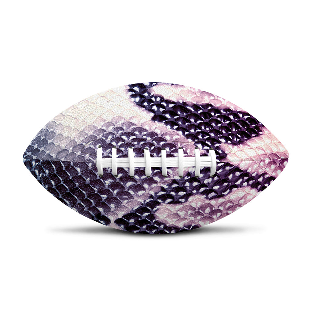 Purple And Blue Snakeskin Print Rugby Ball