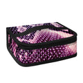 Purple And Blue Snakeskin Print Small Lunch Bag