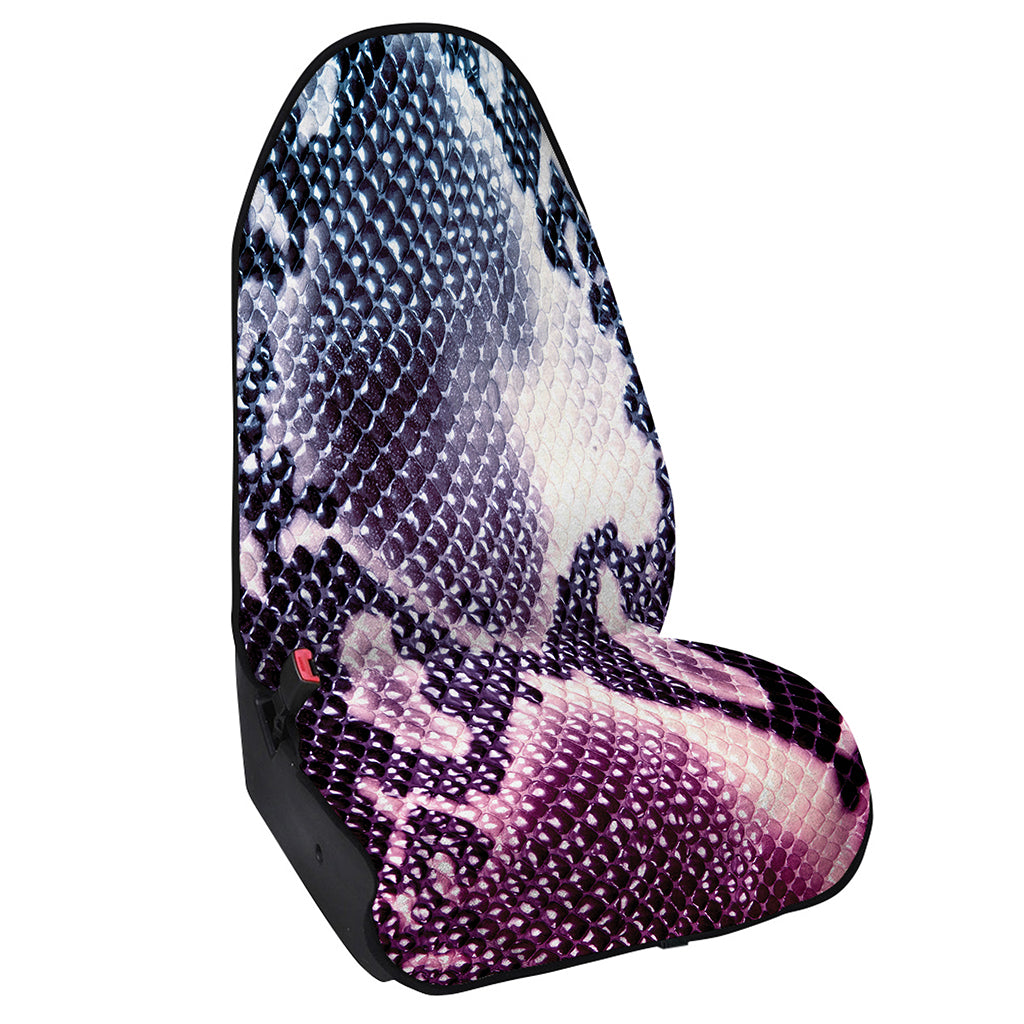 Purple And Blue Snakeskin Print Waterproof Car Seat Cover