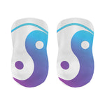 Purple And Blue Yin Yang Print Bar Stool Covers